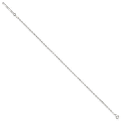 9 Inch Sterling Silver In Singapore Plus 1In Ext. Chain Anklet