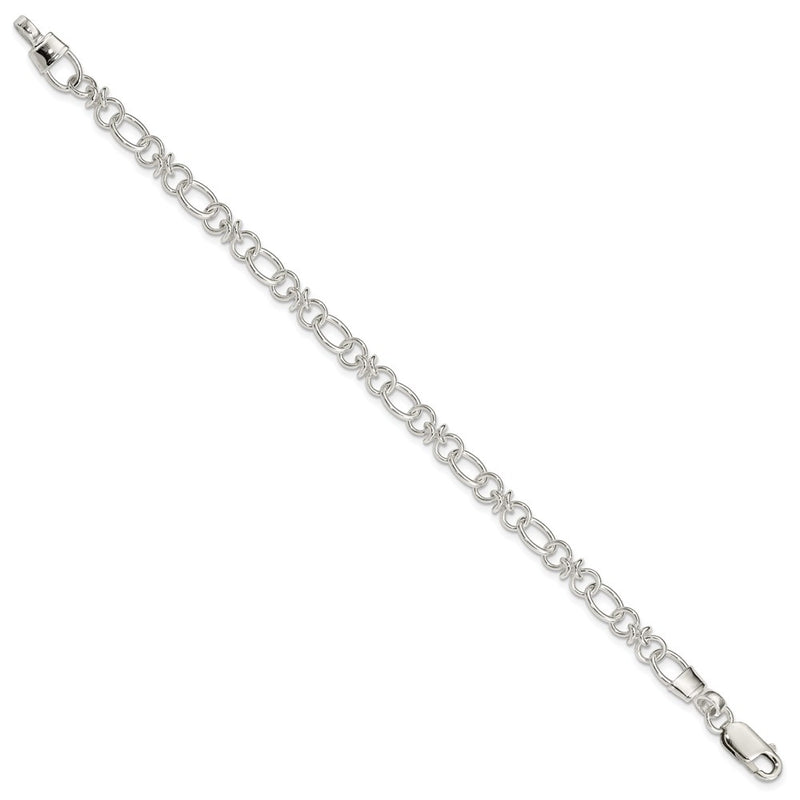 7.5 Inch Sterling Silver Fancy Bracelet