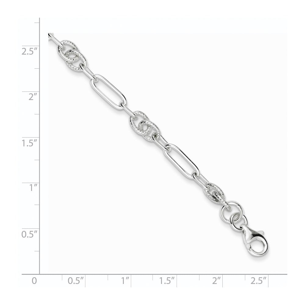 7.5 Inch Sterling Silver Bracelet