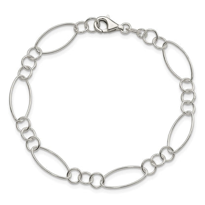 7.5 Inch Sterling Silver Fancy Bracelet
