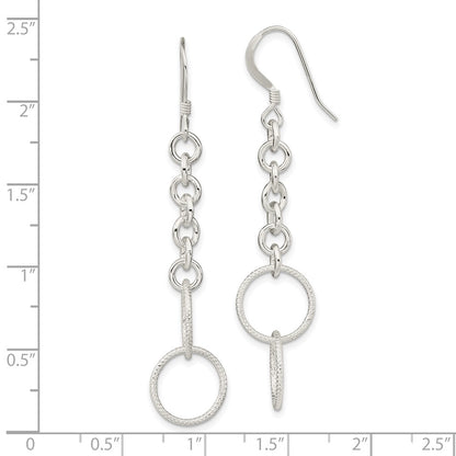 18 Inch Sterling Silver Necklace, Bracelet And Earring Set