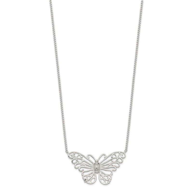 Sterling Silver Butterfly Necklace