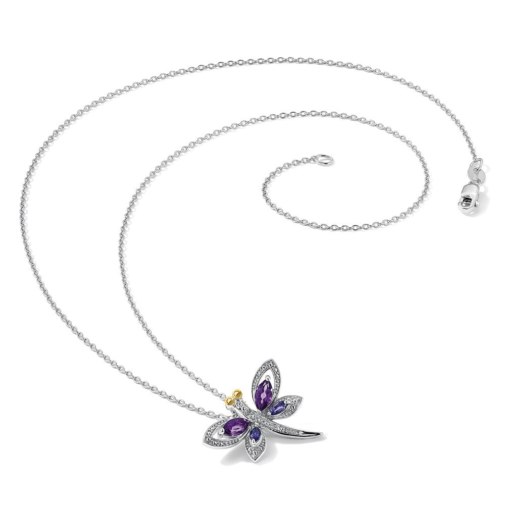 sterling-silver-brilliant-gemstones-with-14k-accent-rhodium-plated-amethyst-and-iolite-diamond-dragonfly-18-inch-necklace-2-extender