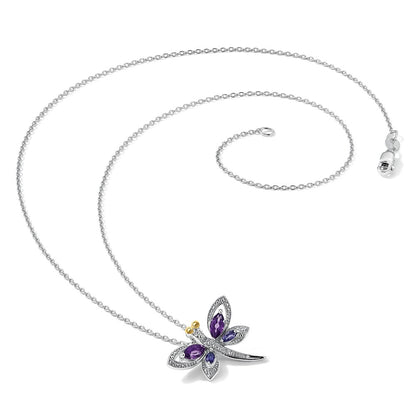 sterling-silver-brilliant-gemstones-with-14k-accent-rhodium-plated-amethyst-and-iolite-diamond-dragonfly-18-inch-necklace-2-extender
