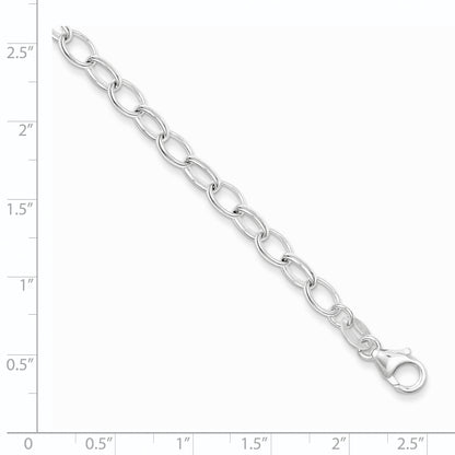 7.5 Inch Sterling Silver Polished Fancy Link Bracelet
