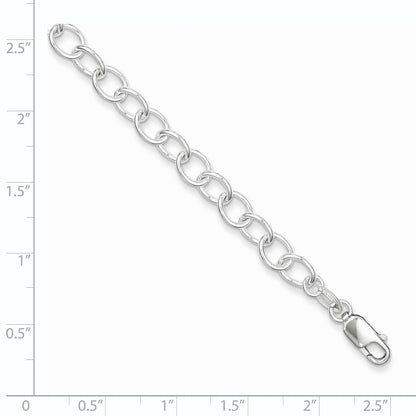 7.5 Inch Sterling Silver Polished Fancy Link Bracelet