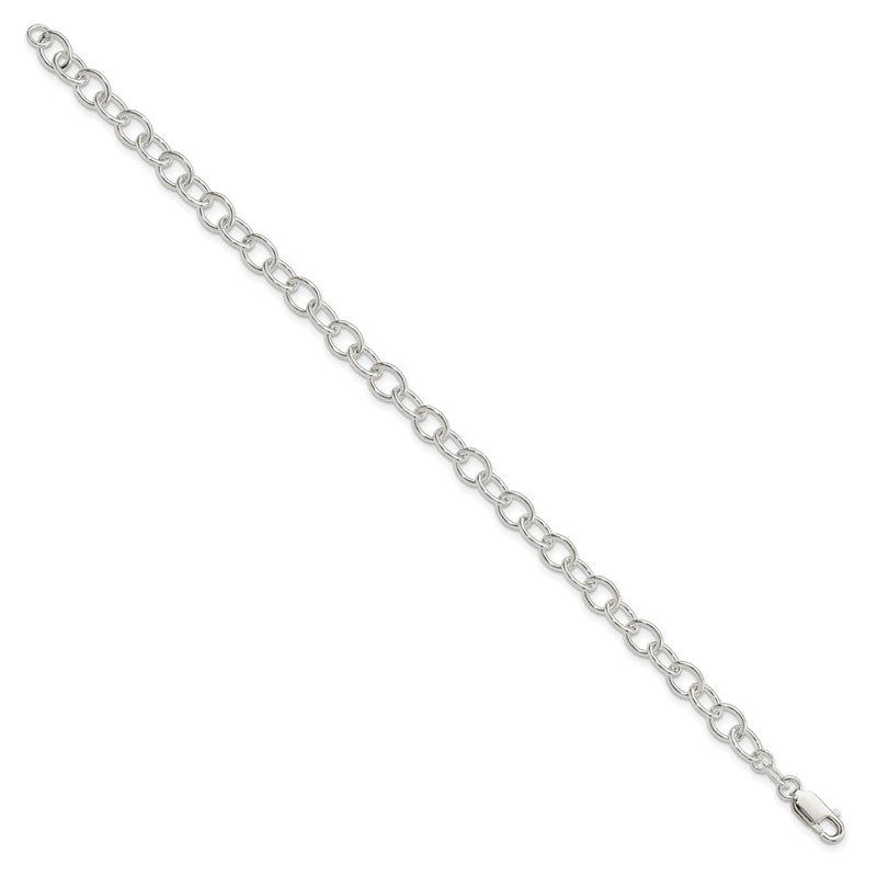 7.5 Inch Sterling Silver Polished Fancy Link Bracelet