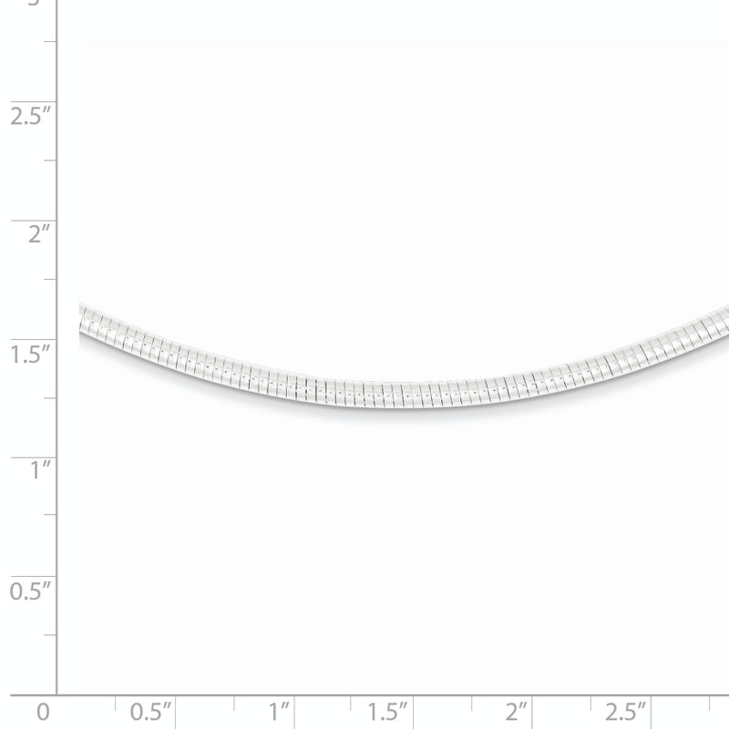 Sterling Silver Round 2.75mm Neckwire Necklace