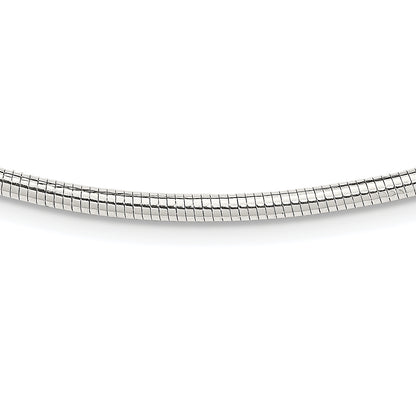 Sterling Silver Round 2.75mm Neckwire Necklace