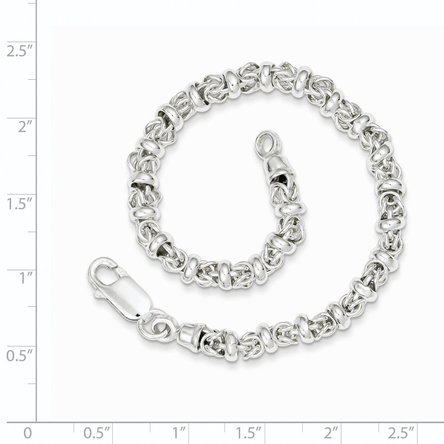 7.5 Inch Sterling Silver Polished Bracelet