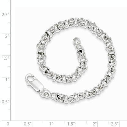7.5 Inch Sterling Silver Polished Bracelet
