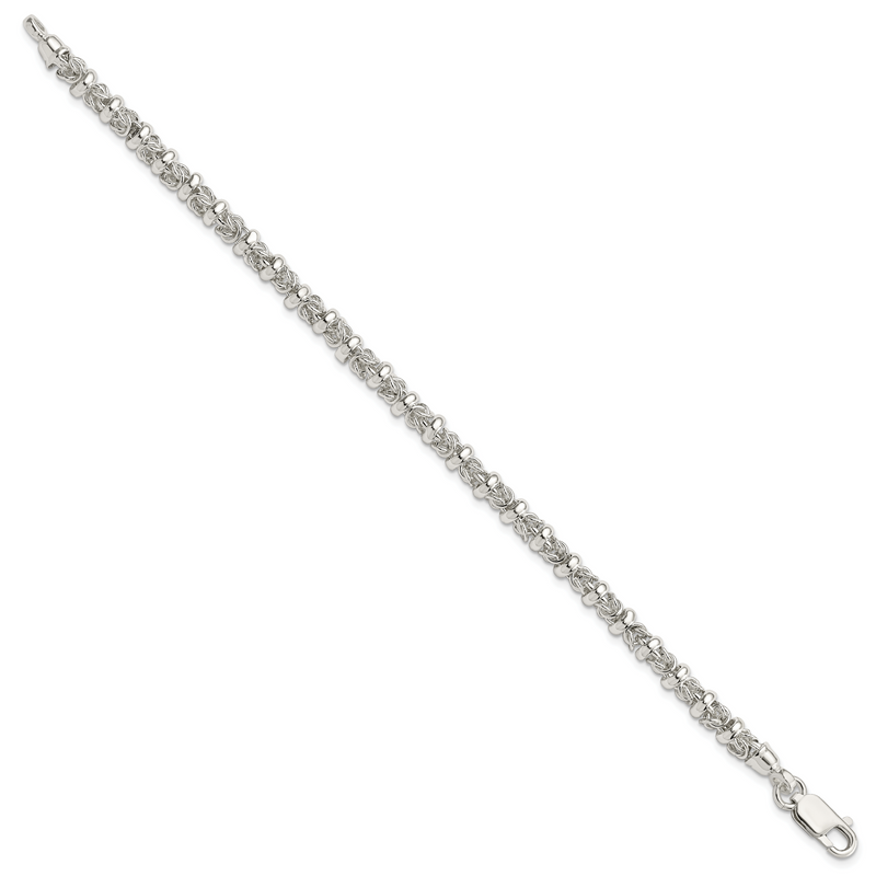 7.5 Inch Sterling Silver Polished Bracelet