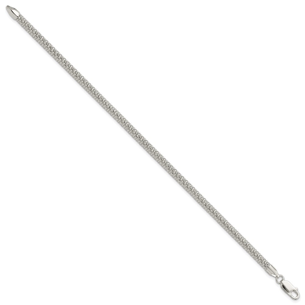 7.5 Inch Sterling Silver Fancy 3.50mm Bracelet