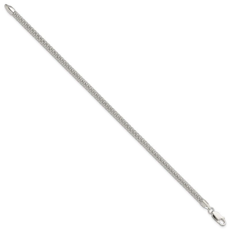 7.5 Inch Sterling Silver Fancy 3.50mm Bracelet