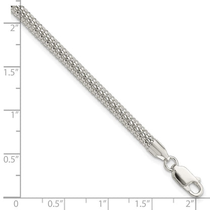 7.5 Inch Sterling Silver Fancy 3.50mm Bracelet