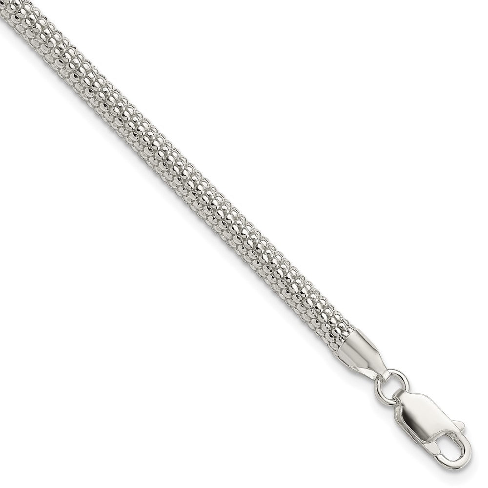 7.5 Inch Sterling Silver Fancy 3.50mm Bracelet