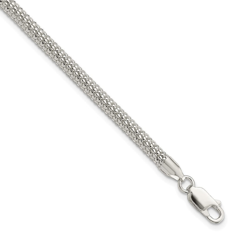 7.5 Inch Sterling Silver Fancy 3.50mm Bracelet