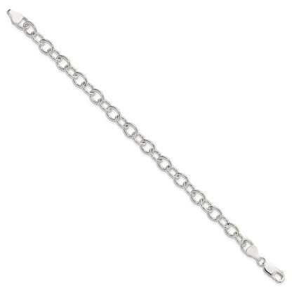 7.5 Inch Sterling Silver Cable 6.75mm Bracelet