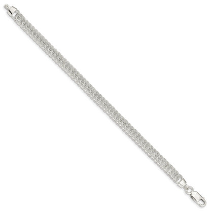 7.5 Inch Sterling Silver Polished Fancy Link Bracelet