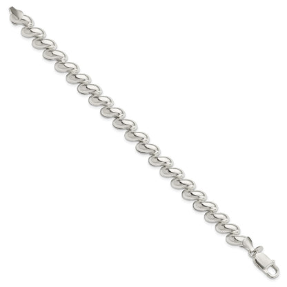 7.5 Inch Sterling Silver Fancy Polished San Marco Bracelet