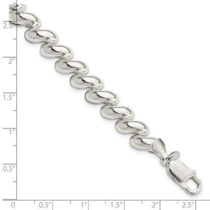 7.5 Inch Sterling Silver Fancy Polished San Marco Bracelet