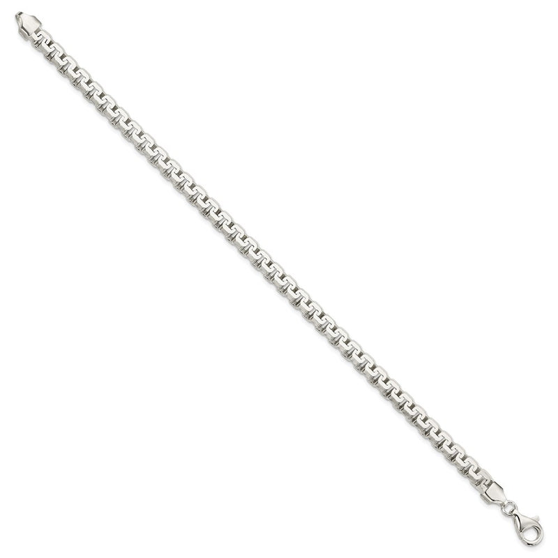 8.5 Inch Sterling Silver Polished Fancy Bracelet