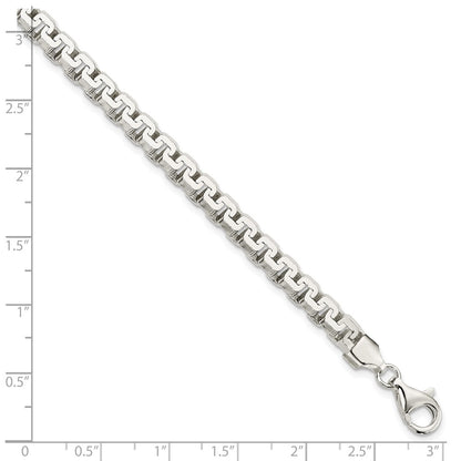 8.5 Inch Sterling Silver Polished Fancy Bracelet