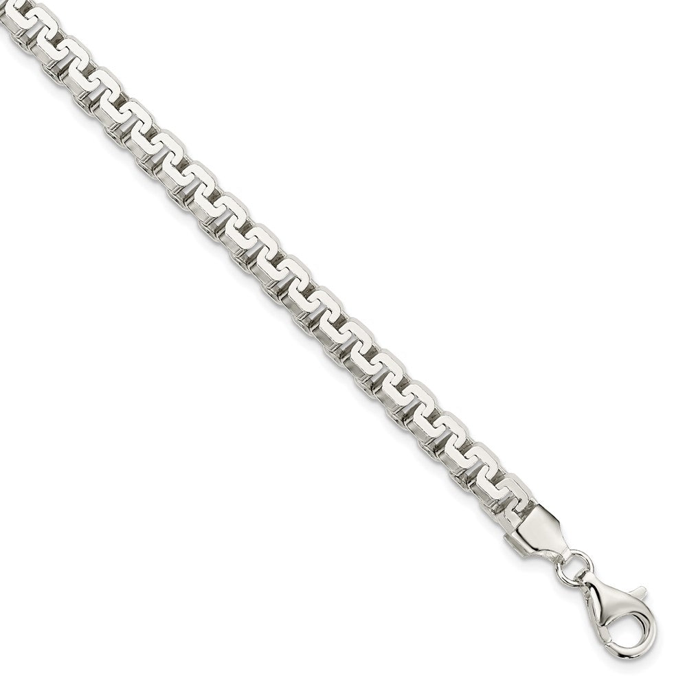 8.5 Inch Sterling Silver Polished Fancy Bracelet