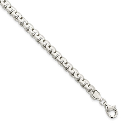 8.5 Inch Sterling Silver Polished Fancy Bracelet
