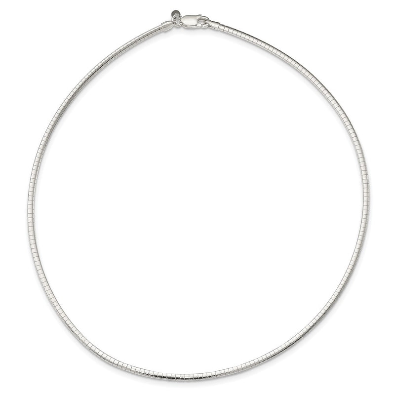 Sterling Silver 3mm Cubetto Necklace
