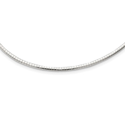 Sterling Silver 3mm Cubetto Necklace