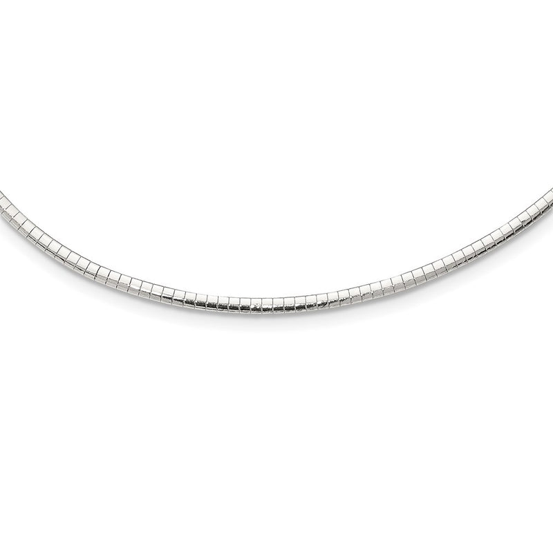 Sterling Silver 3mm Cubetto Necklace