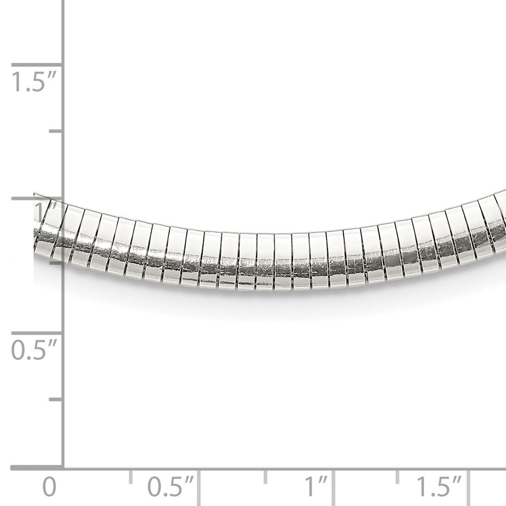 16 Inch Sterling Silver 5.2mm W/2In Ext. Cubetto Chain Necklace