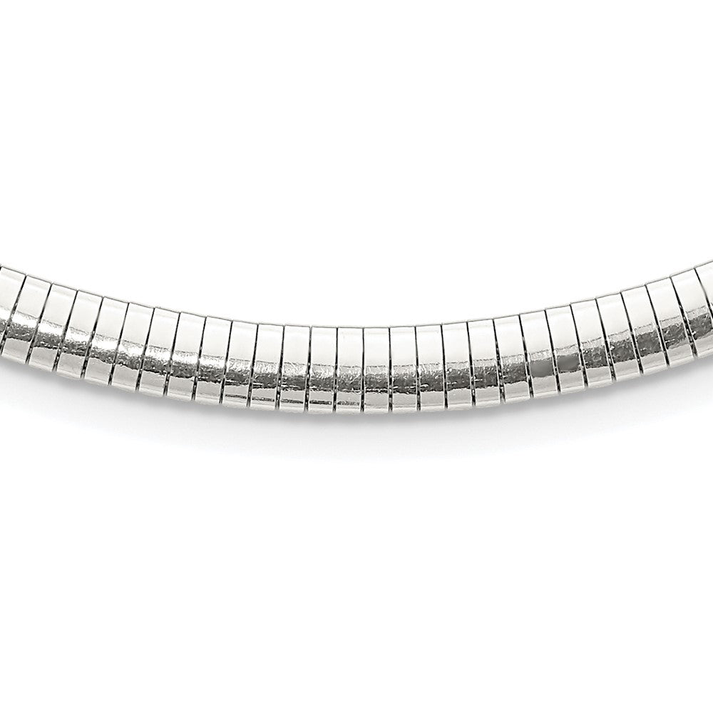 16 Inch Sterling Silver 5.2mm W/2In Ext. Cubetto Chain Necklace