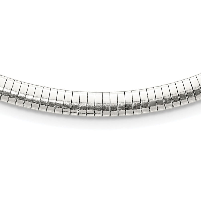 16 Inch Sterling Silver 5.2mm W/2In Ext. Cubetto Chain Necklace