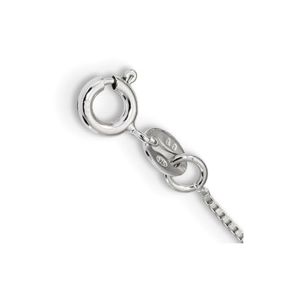 Sterling Silver & Ruthenium-Plated Mustache Drop Necklace