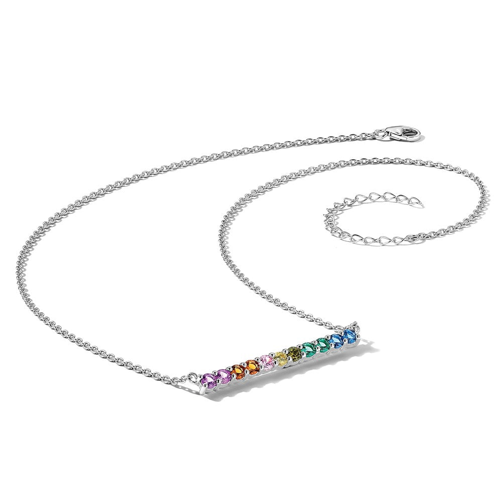 sterling-silver-prizma-rhodium-plated-18-inch-with-fancy-lobster-clasp-colorful-cz-bar-necklace