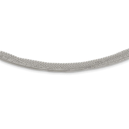 Sterling Silver Multi-Chain Necklace