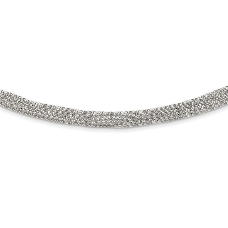 Sterling Silver Multi-Chain Necklace