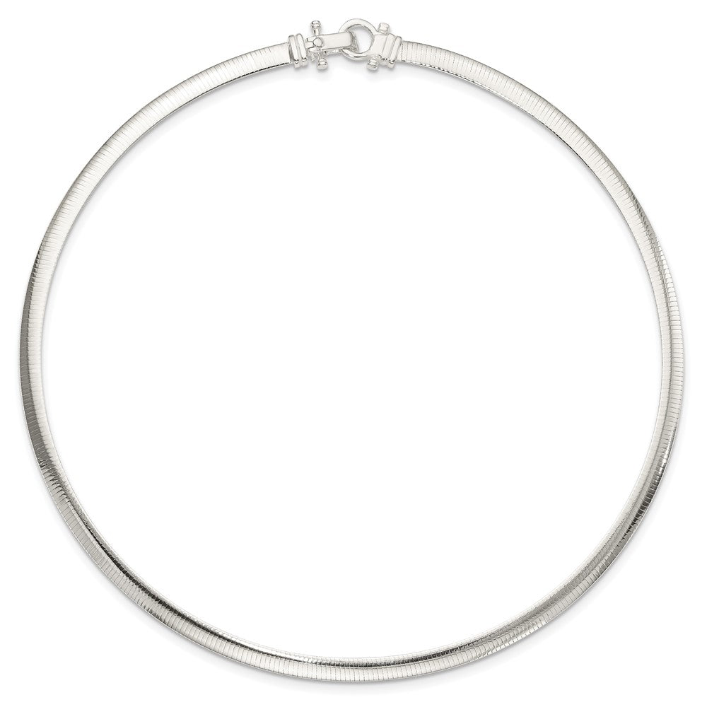 Sterling Silver 4.5mm Polished Cubetto 16In Necklace