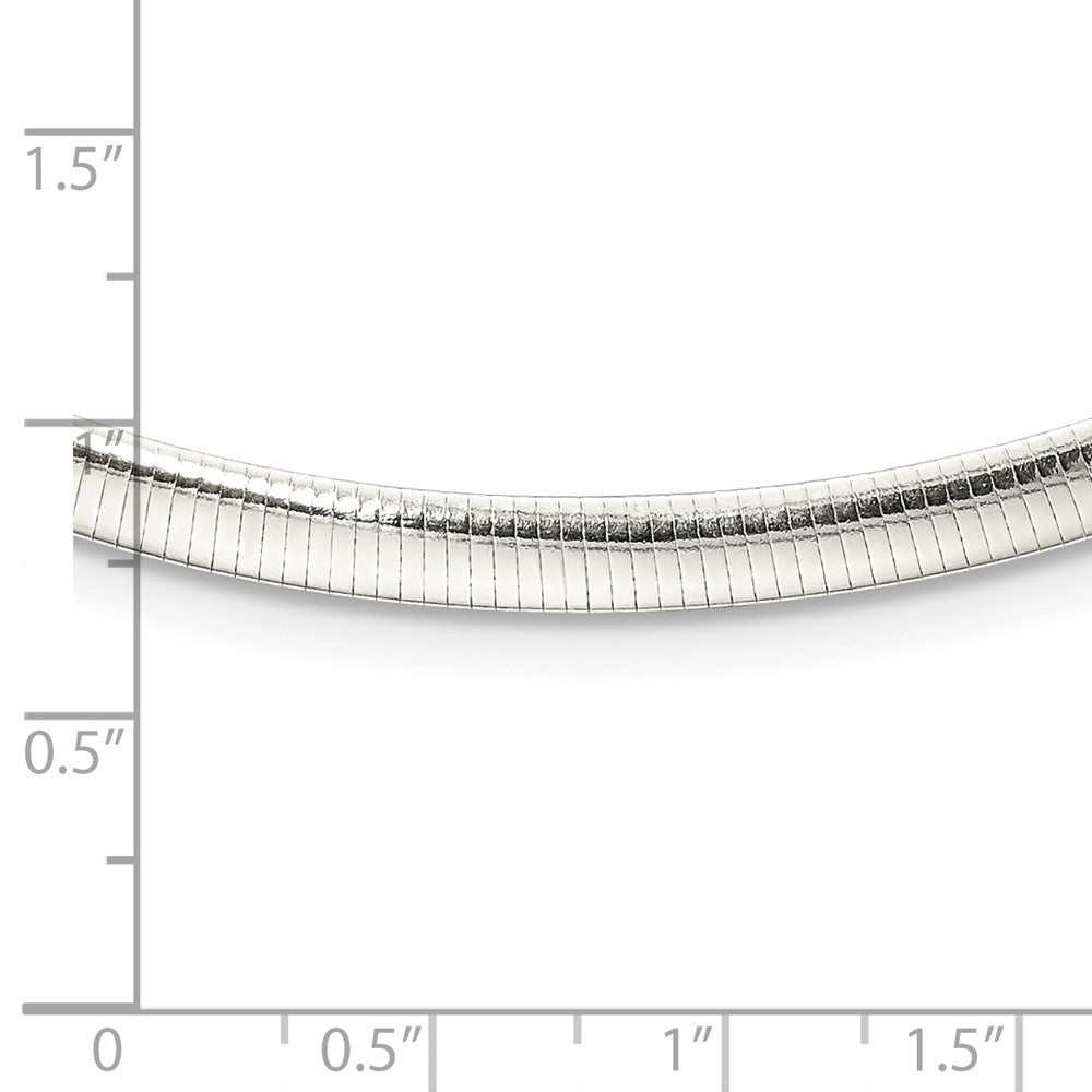 Sterling Silver 4.5mm Polished Cubetto 16In Necklace