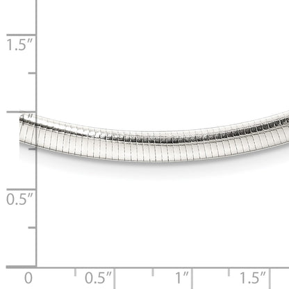 Sterling Silver 4.5mm Polished Cubetto 16In Necklace