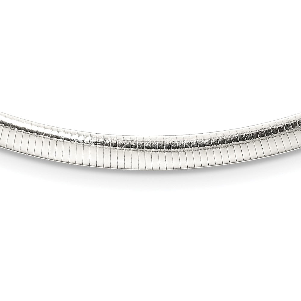 Sterling Silver 4.5mm Polished Cubetto 16In Necklace