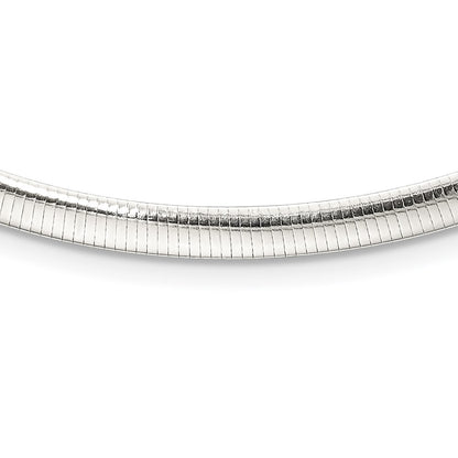 Sterling Silver 4.5mm Polished Cubetto 16In Necklace