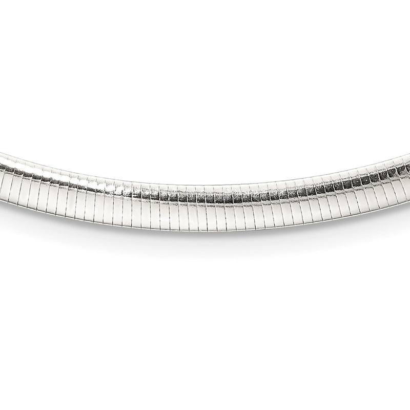 Sterling Silver 4.5mm Polished Cubetto 16In Necklace