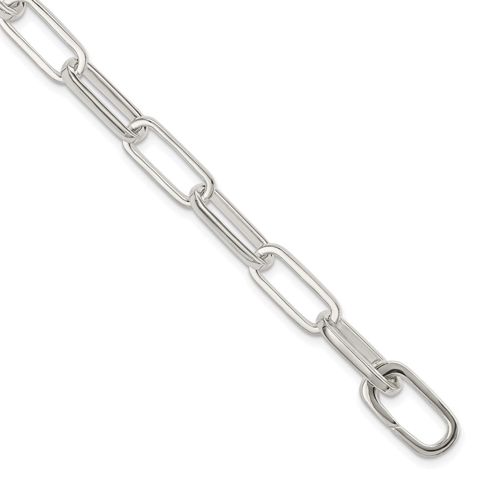 7.75 Inch Sterling Silver Polished Fancy Link Bracelet