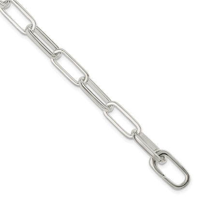 7.75 Inch Sterling Silver Polished Fancy Link Bracelet