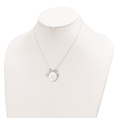 Sterling Silver Take Me To The Beach Necklace