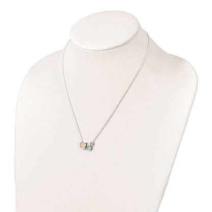 Sterling Silver Multi Color Chalcedony Necklace