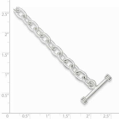 7.75 Inch Sterling Silver 7.75Inch Polished Fancy Link Toggle Bracelet
